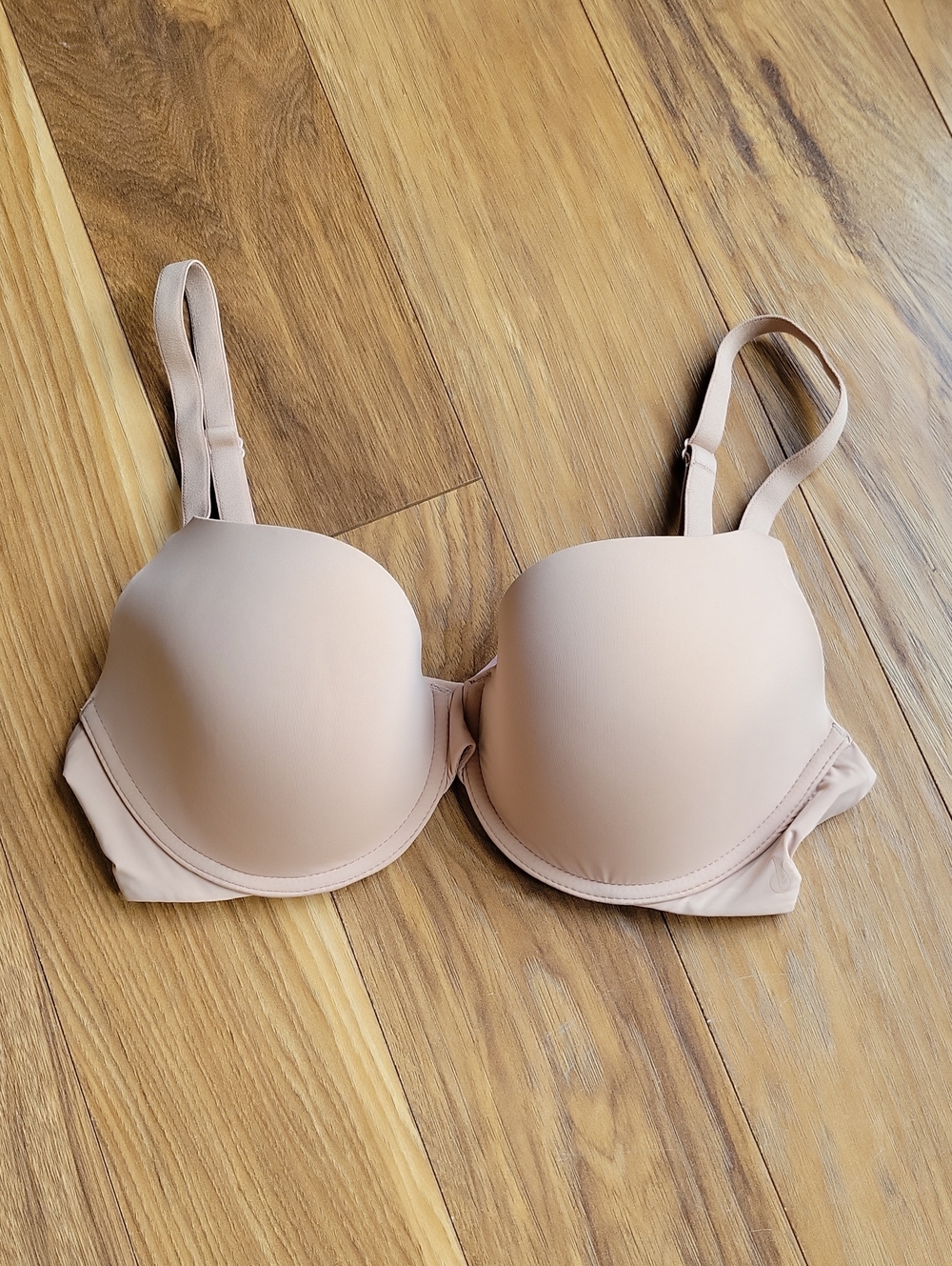 Victoria's Secret Lightly Lined Demi Underwire T-Shirt Bra - Nude - Size 34D